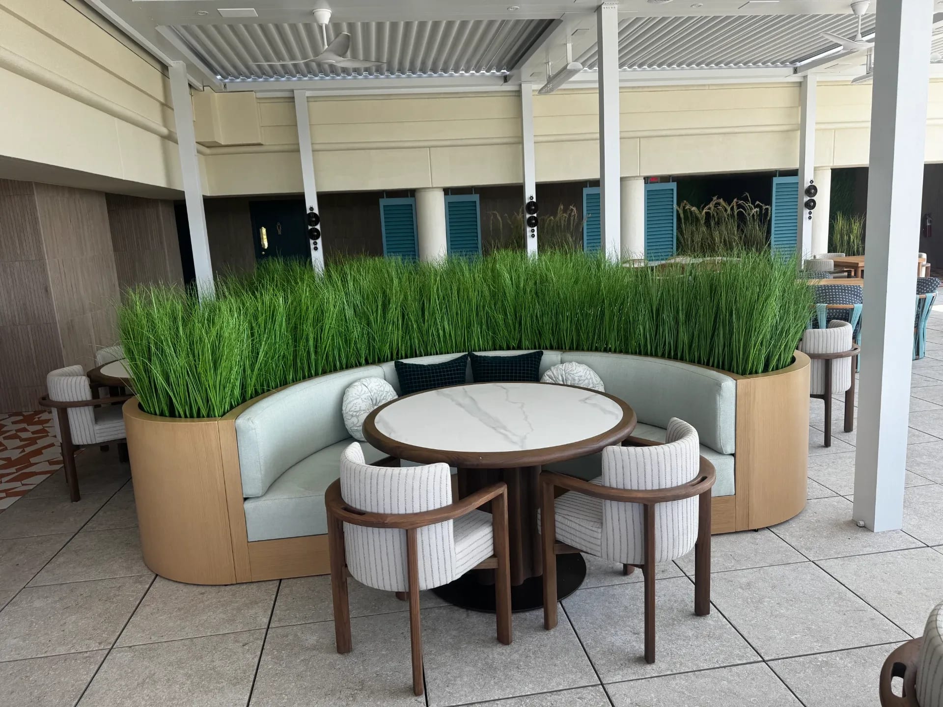 Restaurant & Bar Millwork at Salt & Sky Rooftop Bar, project photo 8